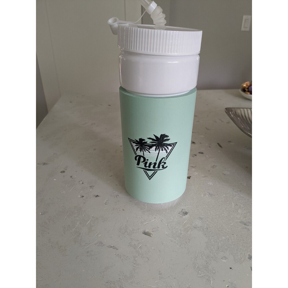 Victoria's secret pink retro water bottle